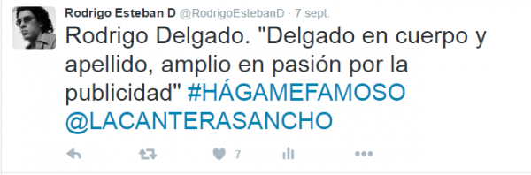 twitte Rodrigo Delgado
