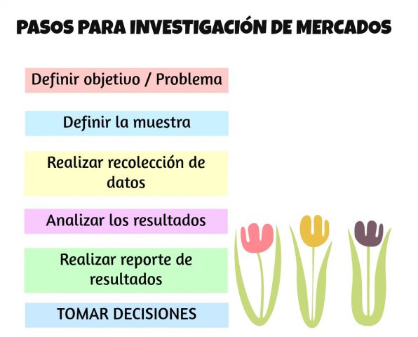 Pasos de la investigación de mercados