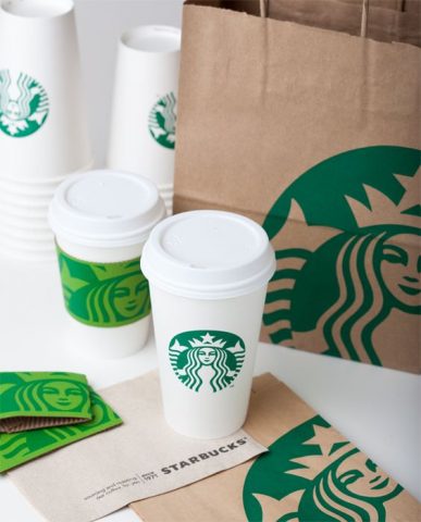 packaging Starbucks coffee (material corporativo)